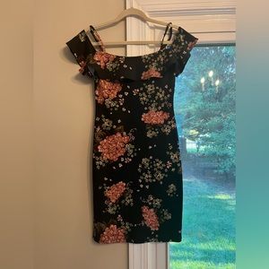 Floral pattern midi dress